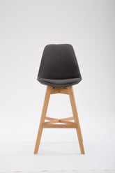 TPFLiving Barhocker Canada Gestell Natura Stoff